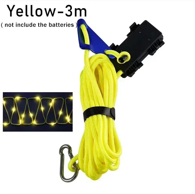 Светодиодная светящаяся ветрозащитная веревка для кемпинговой палатки